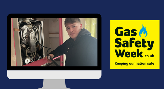 Gas Safety Week and a gas engineer at work