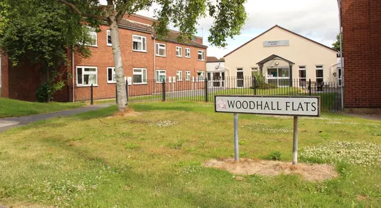 Woodhall Flats Card
