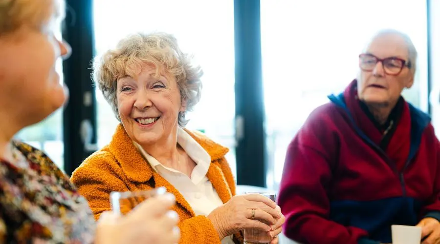Elderly Woman Talking