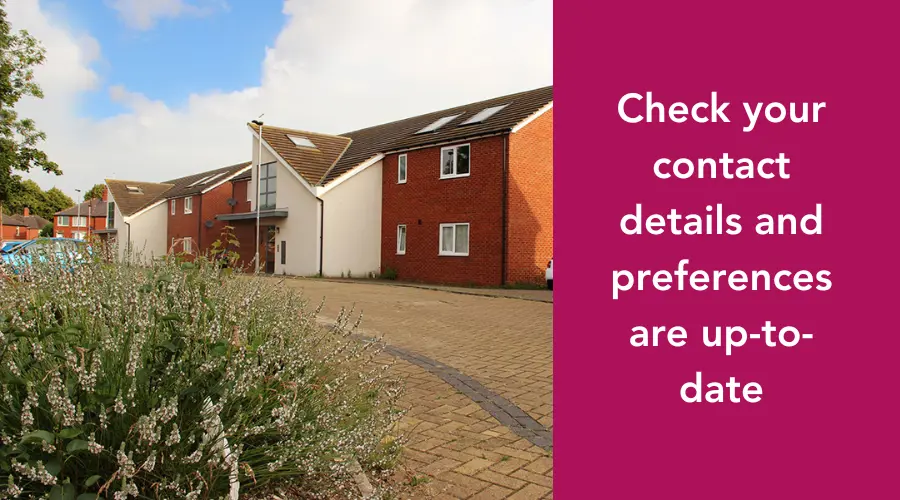 Check Your Contact Details And Preferences Are Up To Date